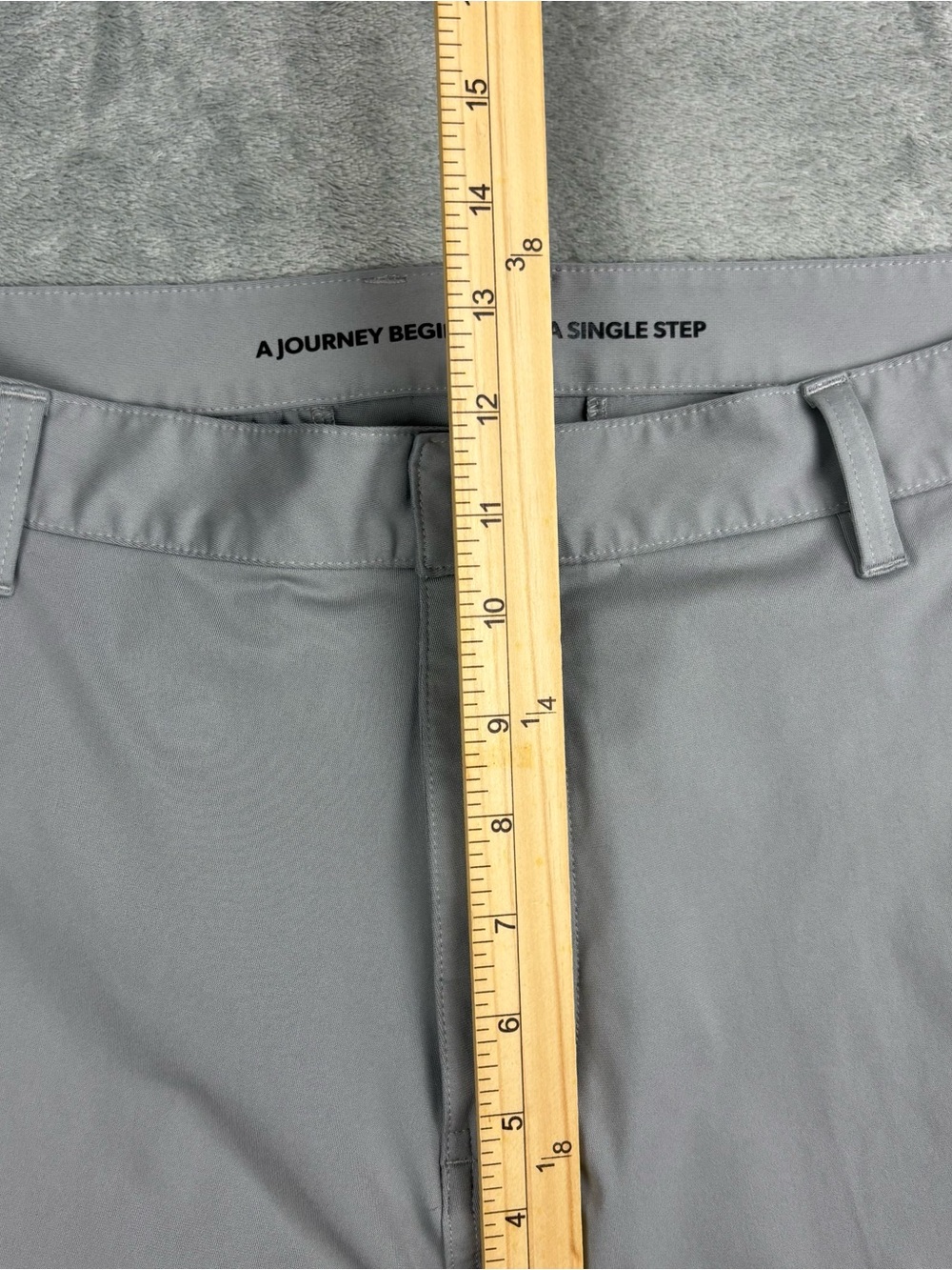 Rhone Commuter Slim Pants Mens 36 Gray Technical Stretch 36X28 Flaw - Picture 12 of 16